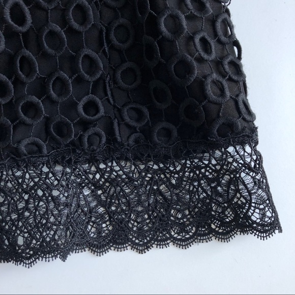 NBD Brielle Black Crochet Lace Bodycon Dress Small - Picture 7 of 8